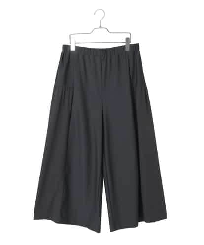 RLLCE01200 HIROKO BIS GRANDE 【大きいサイズ/日本製】エアシルキー切り替えギャザーパンツ