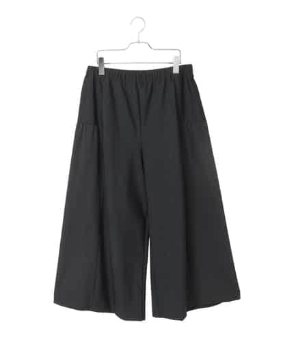 RLLCE01200 HIROKO BIS GRANDE 【大きいサイズ/日本製】エアシルキー切り替えギャザーパンツ