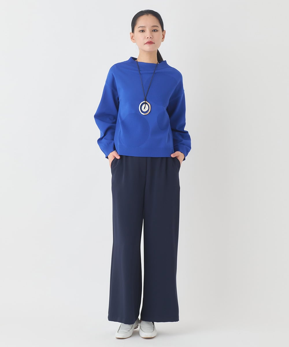 RLLDD04310 HIROKO BIS GRANDE(ヒロコ ビス グランデ) 【大きいサイズ】ナチュラルストレッチスラックス ベージュ