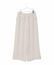 RLLDD04310 HIROKO BIS GRANDE(ヒロコ ビス グランデ) 【大きいサイズ】ナチュラルストレッチスラックス ベージュ