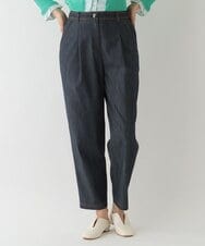 RLLDS22260 HIROKO BIS GRANDE(ヒロコ ビス グランデ) 【洗える】デニムライクペグトップパンツ ネイビー