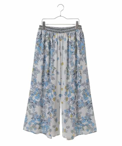 RLLDS25360  【洗える】花柄フレアパンツ