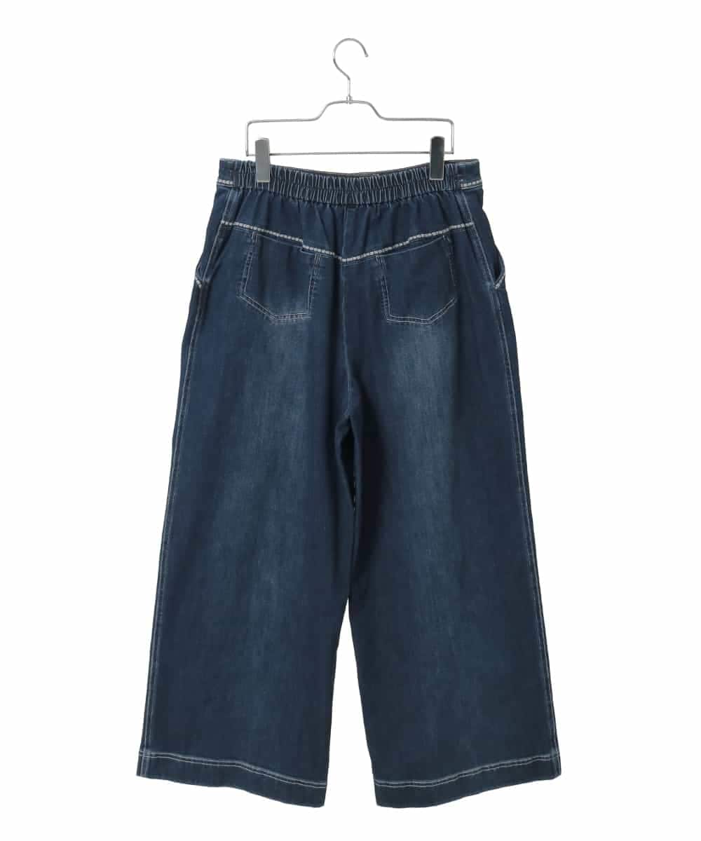 RLLED12270 HIROKO BIS GRANDE(ヒロコ ビス グランデ) ステッチポイントストレッチデニムパンツ ネイビー