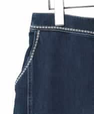 RLLED12270 HIROKO BIS GRANDE(ヒロコ ビス グランデ) ステッチポイントストレッチデニムパンツ ネイビー