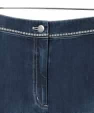 RLLED12270 HIROKO BIS GRANDE(ヒロコ ビス グランデ) ステッチポイントストレッチデニムパンツ ネイビー