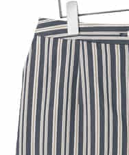 RLLED16290 HIROKO BIS GRANDE(ヒロコ ビス グランデ) ストライプクロップドパンツ ネイビー