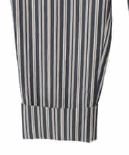 RLLED16290 HIROKO BIS GRANDE(ヒロコ ビス グランデ) ストライプクロップドパンツ ネイビー