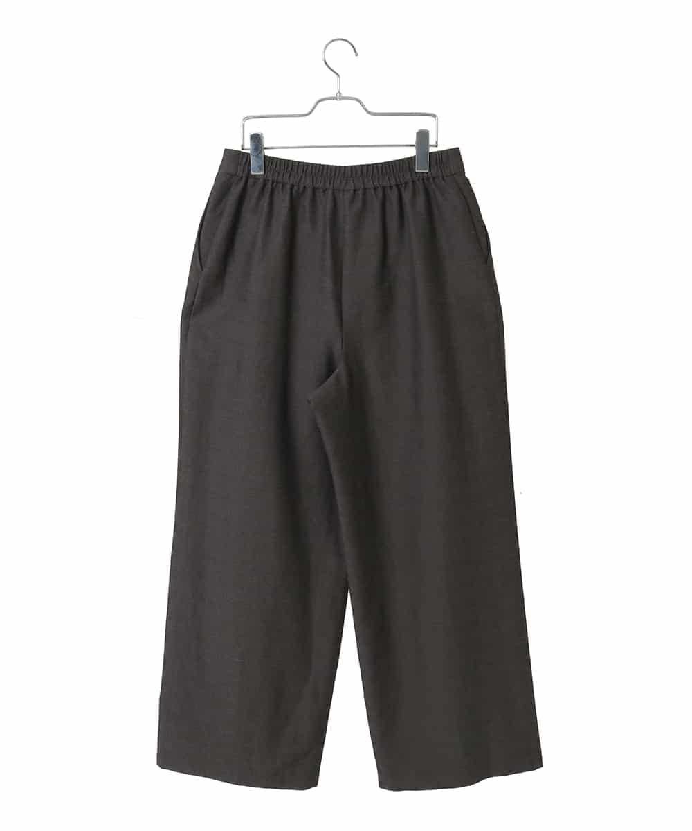 RLLED46350 HIROKO BIS GRANDE(ヒロコ ビス グランデ) ジャカードストレートパンツ ダークグレー