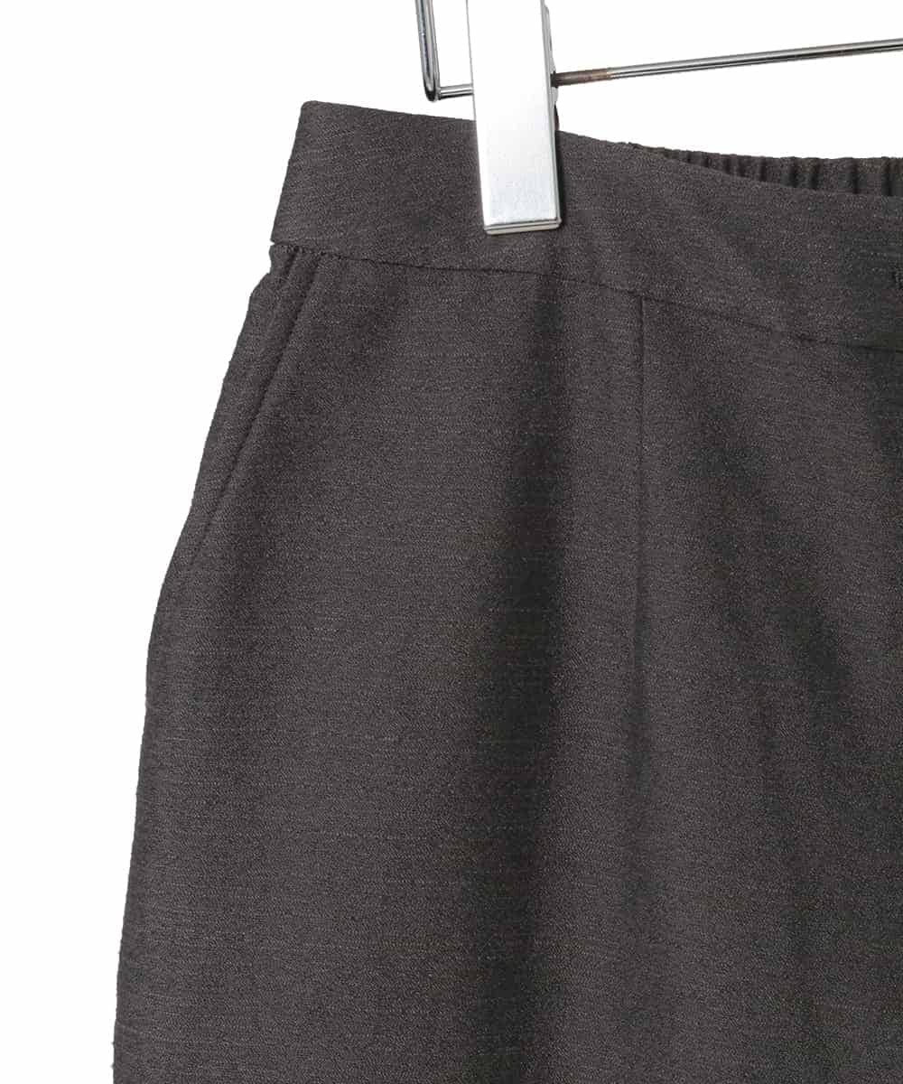 RLLED46350 HIROKO BIS GRANDE(ヒロコ ビス グランデ) ジャカードストレートパンツ ダークグレー