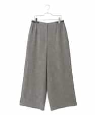 RLLFD03290 HIROKO BIS GRANDE(ヒロコ ビス グランデ) ツイーディーメッシュワイドパンツ ブラック