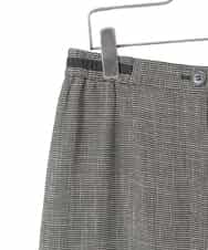 RLLFD03290 HIROKO BIS GRANDE(ヒロコ ビス グランデ) ツイーディーメッシュワイドパンツ ブラック