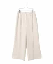 RLLFD12260 HIROKO BIS GRANDE(ヒロコ ビス グランデ) センタータックスリットデザインパンツ ベージュ