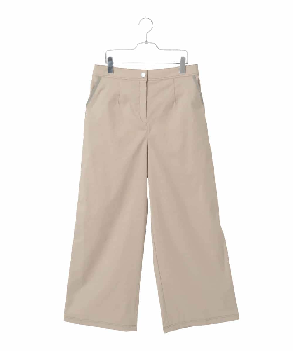 RLLFD32310 HIROKO BIS GRANDE(ヒロコ ビス グランデ) リネンライクイージーワイドパンツ ベージュ