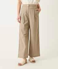 RLLFD32310 HIROKO BIS GRANDE(ヒロコ ビス グランデ) リネンライクイージーワイドパンツ ベージュ