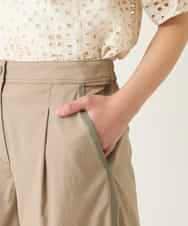 RLLFD32310 HIROKO BIS GRANDE(ヒロコ ビス グランデ) リネンライクイージーワイドパンツ ベージュ