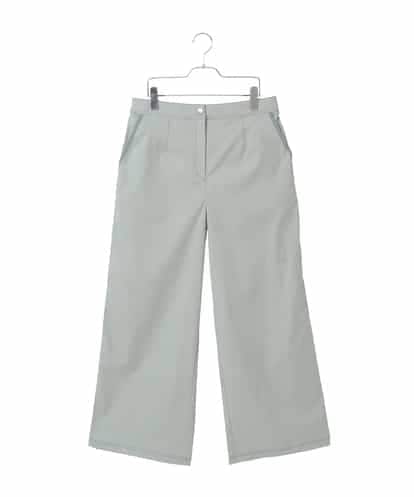 RLLFD32310 HIROKO BIS GRANDE 【大きいサイズ】リネンライクイージーワイドパンツ /洗濯機で洗える