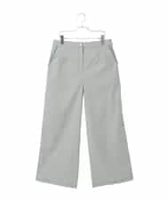 RLLFD32310 HIROKO BIS GRANDE(ヒロコ ビス グランデ) リネンライクイージーワイドパンツ ライトグレー