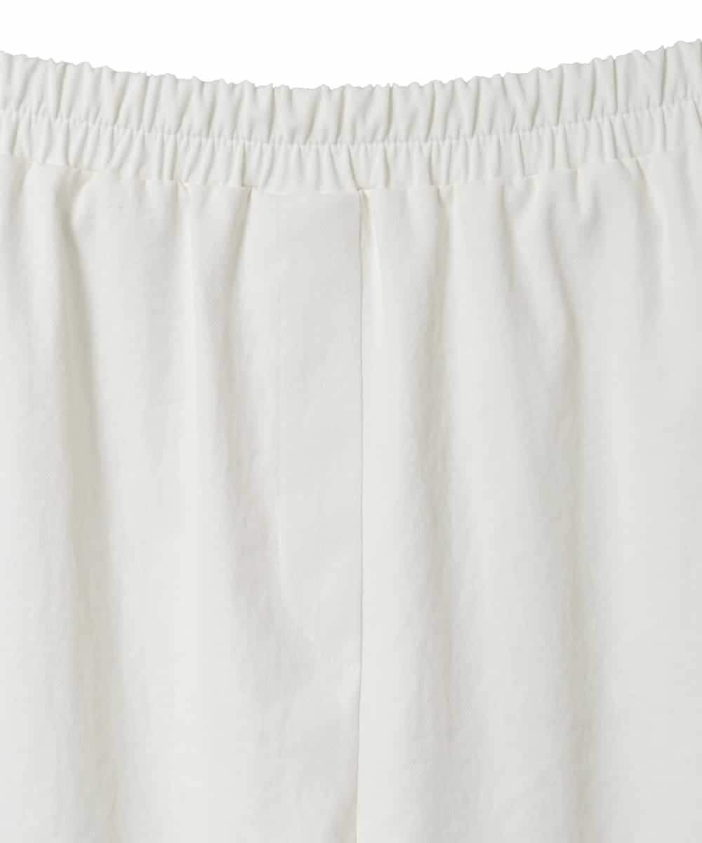 RLLFD50250 HIROKO BIS GRANDE(ヒロコ ビス グランデ) ボディシェルテーパードイージーパンツ ホワイト