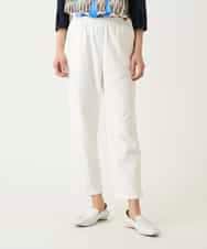 RLLFD50250 HIROKO BIS GRANDE(ヒロコ ビス グランデ) ボディシェルテーパードイージーパンツ ホワイト