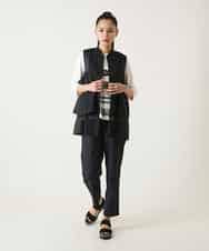 RLLFD50250 HIROKO BIS GRANDE(ヒロコ ビス グランデ) ボディシェルテーパードイージーパンツ ホワイト