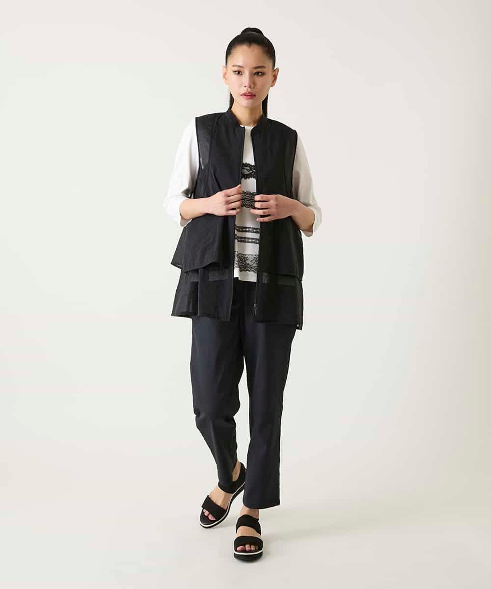 RLLFD50250 HIROKO BIS GRANDE(ヒロコ ビス グランデ) ボディシェルテーパードイージーパンツ ホワイト