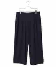 RLLFD51190 HIROKO BIS GRANDE(ヒロコ ビス グランデ) ハイストレッチセミワイドパンツ ネイビー