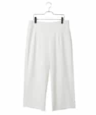 RLLFD51190 HIROKO BIS GRANDE(ヒロコ ビス グランデ) ハイストレッチセミワイドパンツ ホワイト