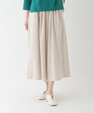 RLLFT03260 HIROKO BIS GRANDE(ヒロコ ビス グランデ) 【洗濯機で洗える】ヴィンテージツイルボリュームパンツ ネイビー