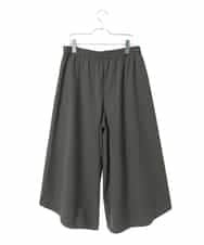 RLLGE11310 HIROKO BIS GRANDE(ヒロコ ビス グランデ) 【大きいサイズ】サークルヘムドレープフレアパンツ /洗える カーキ