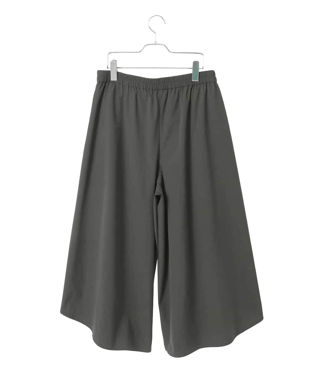 RLLGE11310 HIROKO BIS GRANDE(ヒロコ ビス グランデ) 【大きいサイズ】サークルヘムドレープフレアパンツ /洗える カーキ