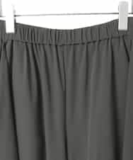 RLLGE11310 HIROKO BIS GRANDE(ヒロコ ビス グランデ) 【大きいサイズ】サークルヘムドレープフレアパンツ /洗える カーキ