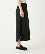 RLLGE11310 HIROKO BIS GRANDE(ヒロコ ビス グランデ) 【大きいサイズ】サークルヘムドレープフレアパンツ /洗える カーキ