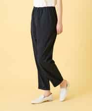 RLLGE40250 HIROKO BIS GRANDE(ヒロコ ビス グランデ) 【先行予約/大きいサイズ】ウエストギャザーストレッチパンツ ネイビー