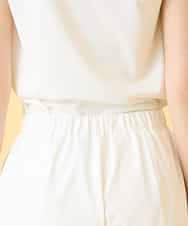 RLLGE55210 HIROKO BIS GRANDE(ヒロコ ビス グランデ) 【先行予約/大きいサイズ】エアリーフィット2WAYストレッチパンツ ホワイト