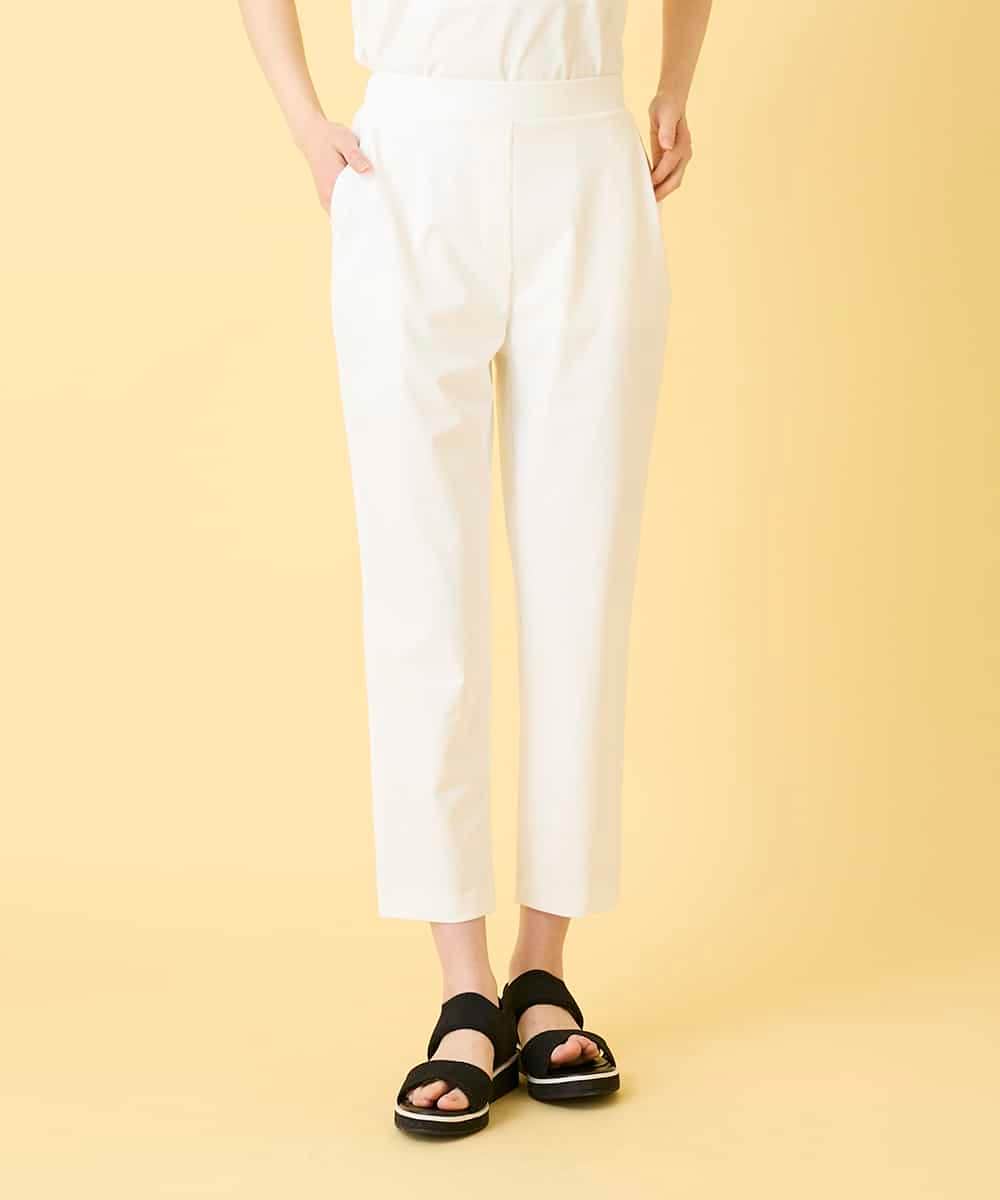 RLLGE55210 HIROKO BIS GRANDE(ヒロコ ビス グランデ) 【先行予約/大きいサイズ】エアリーフィット2WAYストレッチパンツ ホワイト
