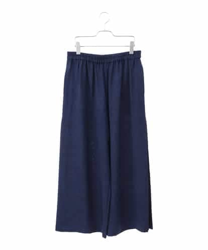 RLLHA51250 HIROKO BIS GRANDE 【大きいサイズ】リネンライクドライイージーワイドパンツ /洗濯機で洗える