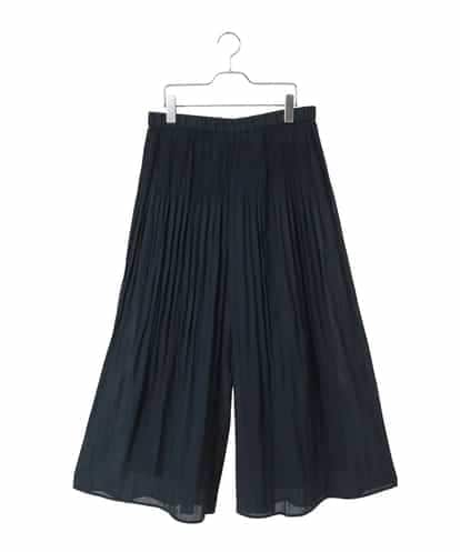 RLLIE32300 HIROKO BIS GRANDE リネンライクシアーツイルプリーツパンツ