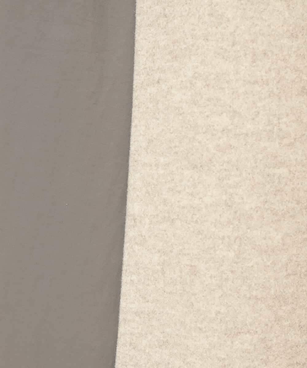 RLPAD27350 HIROKO BIS GRANDE(ヒロコ ビス グランデ) 【大きいサイズ】異素材Vネックジャンパースカート /洗える ベージュ