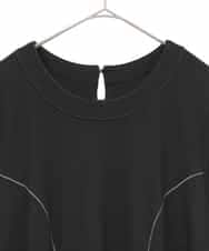 RLPAE42510 HIROKO BIS GRANDE(ヒロコ ビス グランデ) ラインアクセント切り替えデザインポンチワンピース ブラック