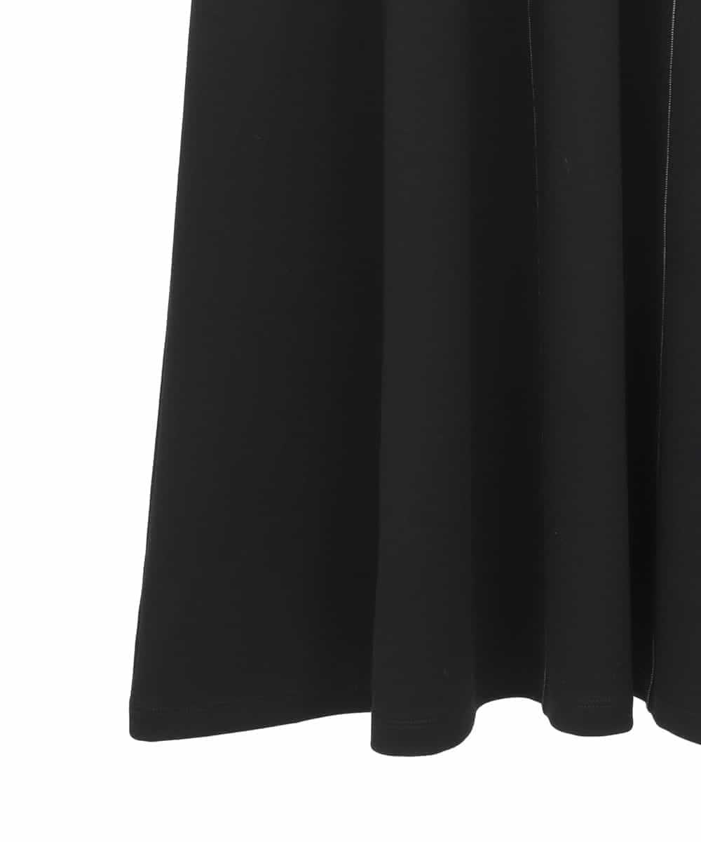 RLPAE42510 HIROKO BIS GRANDE(ヒロコ ビス グランデ) ラインアクセント切り替えデザインポンチワンピース ブラック