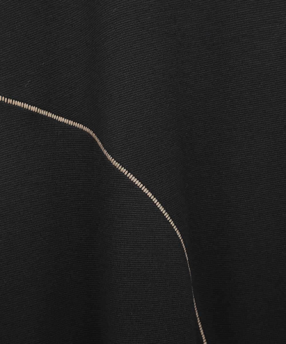 RLPAE42510 HIROKO BIS GRANDE(ヒロコ ビス グランデ) ラインアクセント切り替えデザインポンチワンピース ブラック