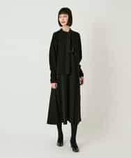 RLPAE42510 HIROKO BIS GRANDE(ヒロコ ビス グランデ) ラインアクセント切り替えデザインポンチワンピース ブラック