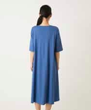 RLPFD37380 HIROKO BIS GRANDE(ヒロコ ビス グランデ) 切り替えフレアジャージーワンピース ブルー