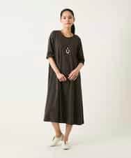 RLPFD37380 HIROKO BIS GRANDE(ヒロコ ビス グランデ) 切り替えフレアジャージーワンピース ブルー