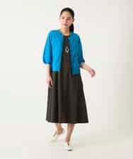 RLPFD37380 HIROKO BIS GRANDE(ヒロコ ビス グランデ) 切り替えフレアジャージーワンピース ブルー