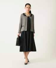 RLPFD37380 HIROKO BIS GRANDE(ヒロコ ビス グランデ) 切り替えフレアジャージーワンピース ブルー