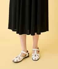 RLPGE02410 HIROKO BIS GRANDE(ヒロコ ビス グランデ) 【先行予約/大きいサイズ】ケープスリーブデザインワンピース ブラック