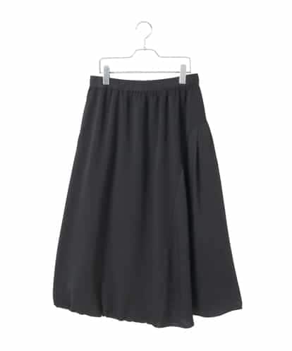 RLQLE11350 HIROKO BIS GRANDE 【大きいサイズ】異素材コンビアシンメトリースカート