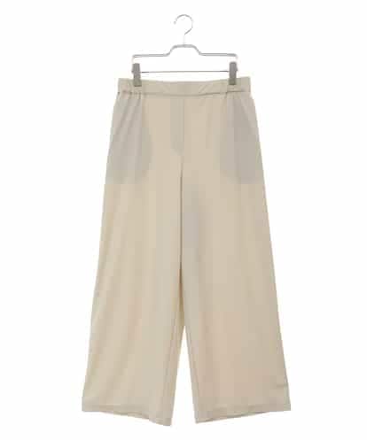 RLQLS10250 HIROKO BIS GRANDE 【洗える】トリコットセミワイドシルエットパンツ