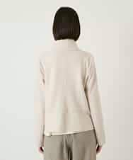 RLTAF01380 HIROKO BIS GRANDE(ヒロコ ビス グランデ) 【先行予約/大きいサイズ】スムースウールコンパクトジャケット アイボリー